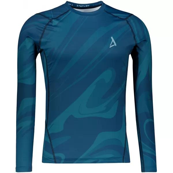  Funktionelle Kompression t -Shirt von Männern mit langarmiger Prämie ALTISPORT VOJ/ALM072TR03 KEROSIN 