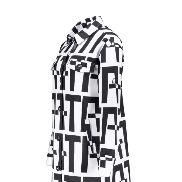  Ladies 'verlängertes Sweatshirt ALTISPORT EVITA SCHWARZ 