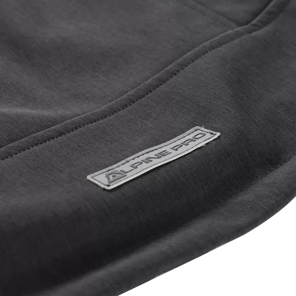  Softshell -Jacke zögern ALPINE PRO OMANO 2 SCHWARZ 