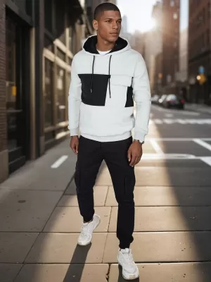 Herren Sweatshirt DSTREET BX5911 HELLGRAU