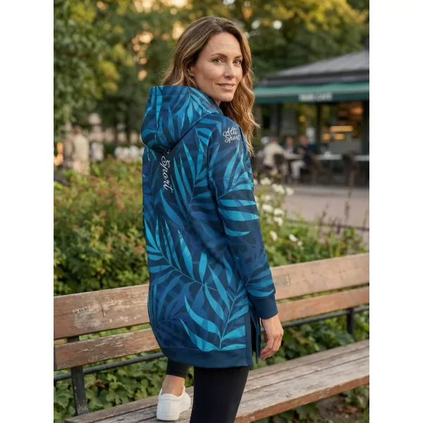  Funktionaler erweiterter Sweatshirt -Prämie von Frauen ALTISPORT VOJ/ALW094MI03 BLAU 