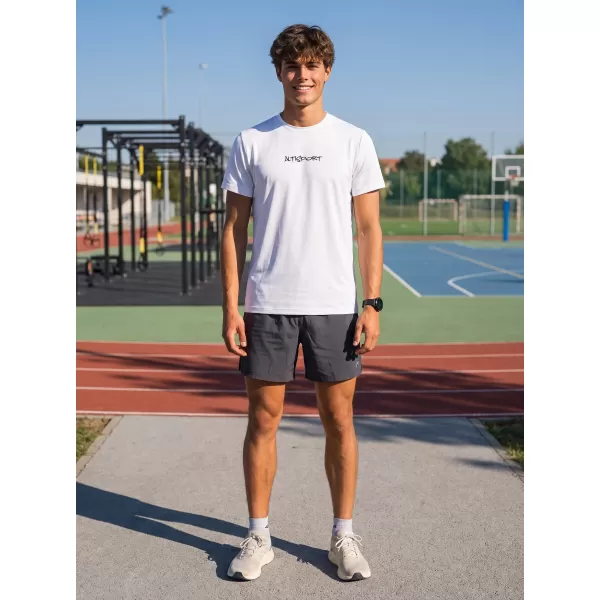  Männer funktionaler T -Shirt Premium ALTISPORT BĚŽEC VOJ/ALM091TR01 WEIß 