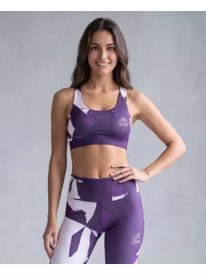 Frauen Sport BH Premium ALTISPORT VOJ/ALW080POD01 DUNKELVIOLETT