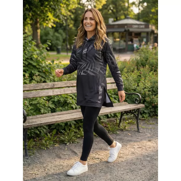  Funktionaler erweiterter Sweatshirt -Prämie von Frauen ALTISPORT VOJ/ALW094MI03 SCHWARZ 