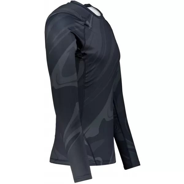  Funktionelle Kompression t -Shirt von Männern mit langarmiger Prämie ALTISPORT VOJ/ALM072TR03 SCHWARZ 