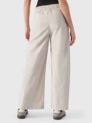 Damenhosen 4F WSS25TTROF1012 BEIGE