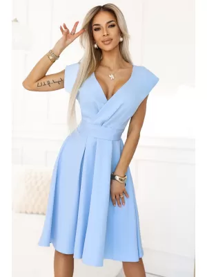 Kleid NUMOCO SCARLETT 348-12 HELLBLAU