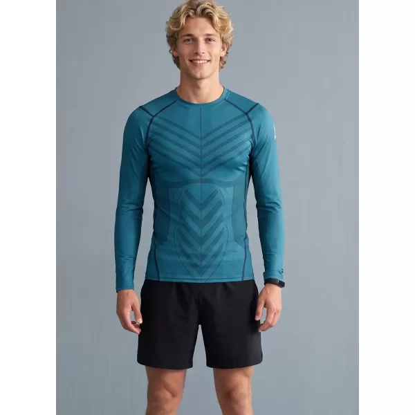  Funktionelle Kompression t -Shirt von Männern mit langarmiger Prämie ALTISPORT VOJ/ALM095TR03 KEROSIN 