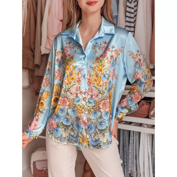  Hemd DSTREET BLOSSIVA DY0466 HELLBLAU 