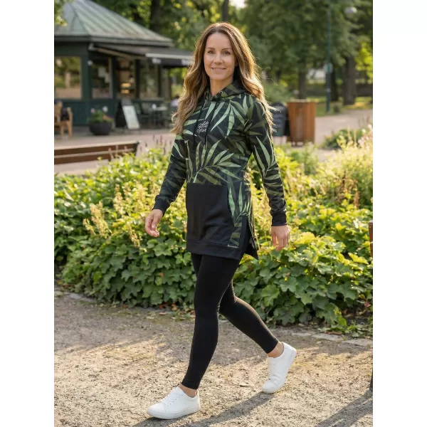  Funktionaler erweiterter Sweatshirt -Prämie von Frauen ALTISPORT VOJ/ALW094MI03 GRÜN 