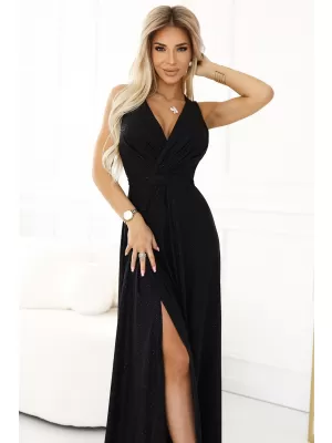Kleid NUMOCO MONIQUE 587-1 SCHWARZ MIT GLITZER