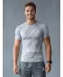 Funktionelle Komprimierung t -Shirt von Männern mit kurzer Ärmelnprämie ALTISPORT VOJ/ALM072TR04 GRAU