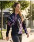 Funktionaler Sweatshirt -Prämie von Frauen ALTISPORT VOJ/ALW074MI01 SCHWARZ -PINK