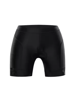 Damenfahrradshorts ALPINE PRO ARSA SCHWARZ