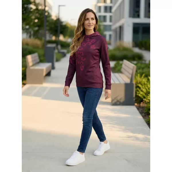  Funktionaler Sweatshirt -Prämie von Frauen ALTISPORT VOJ/ALW047MI01 WEINRÖTET 