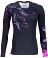 Damen Funktions-T-Shirt mit langen Ärmeln Premium ALTISPORT VOJ/ALW064TR03 SCHWARZ-ROSA