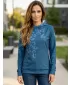 Funktionaler Sweatshirt -Prämie von Frauen ALTISPORT VOJ/ALW047MI01 BLAU