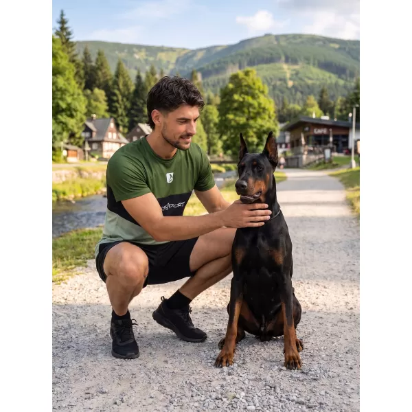  Männer funktionaler T -Shirt Premium Plus ALTISPORT VOJ/ALM051TR02 KHAKI 