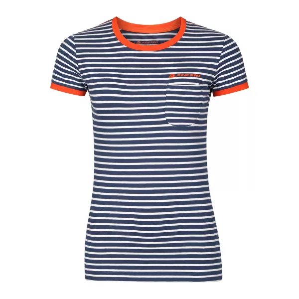  Damen-T-Shirt aus Baumwolle ALPINE PRO BOATERA 2 BLAU 