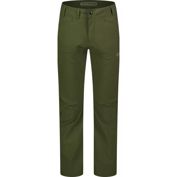  Leichte Outdoor -Hosen von Männern NORDBLANC GORGE NBSPM8205 GRÜN 