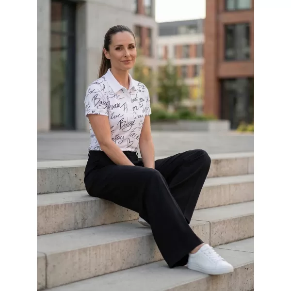  Frauenfunktional T -Shirt mit Premiumkragen ALTISPORT VOJ/ALW084TR05 WEIß 