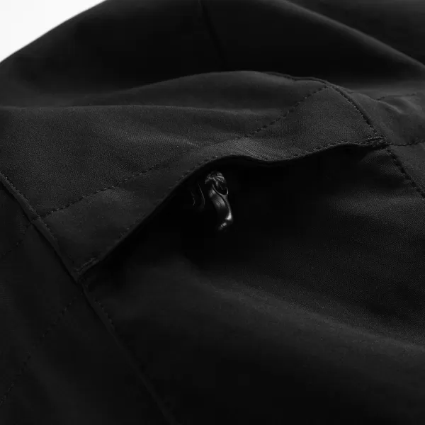  Herren -Softshelljacke ALPINE PRO HOOR SCHWARZ 