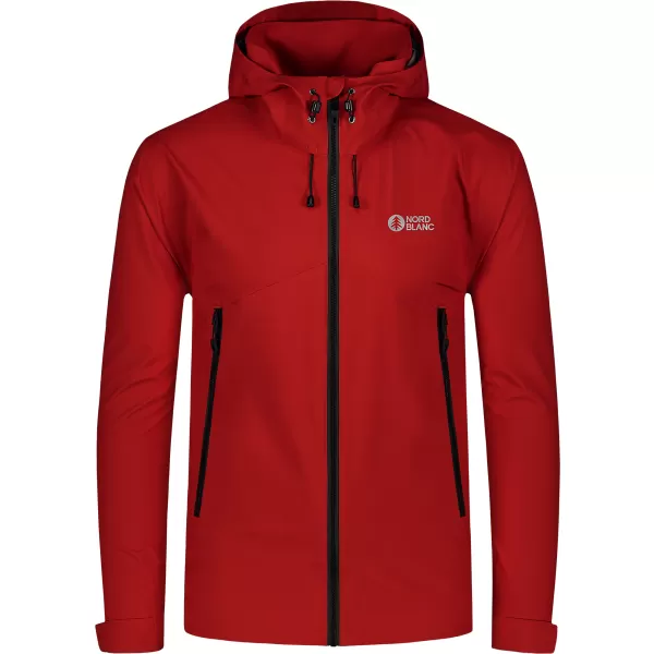  Herren 3ll Outdoor Jacke NORDBLANC NOMAD NBSJM8182 KRÄFTIG ROT 