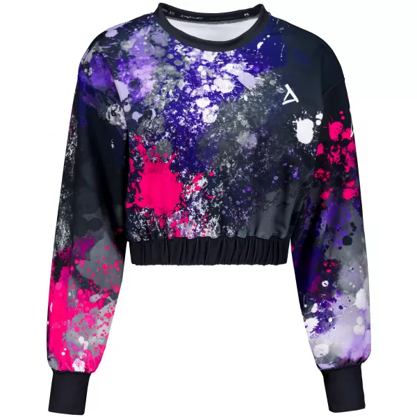  Funktionelle Sweatshirt -Premium von Frauen von Frauen ALTISPORT VOJ/ALW055MI08 SCHWARZ -PINK 