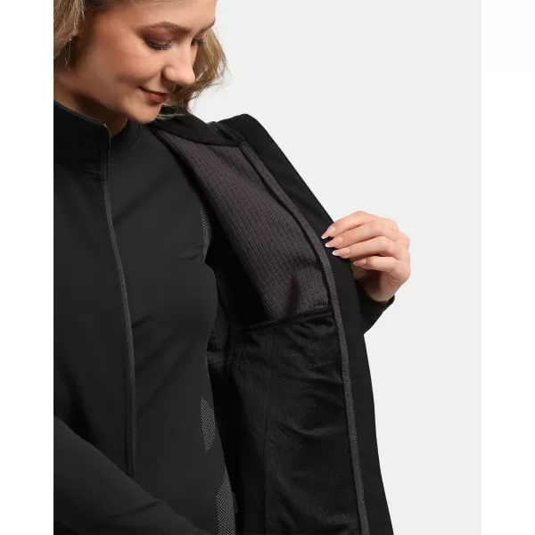  Frauen -Softschellweste KILPI NOIL-W YL0114KI SCHWARZ 