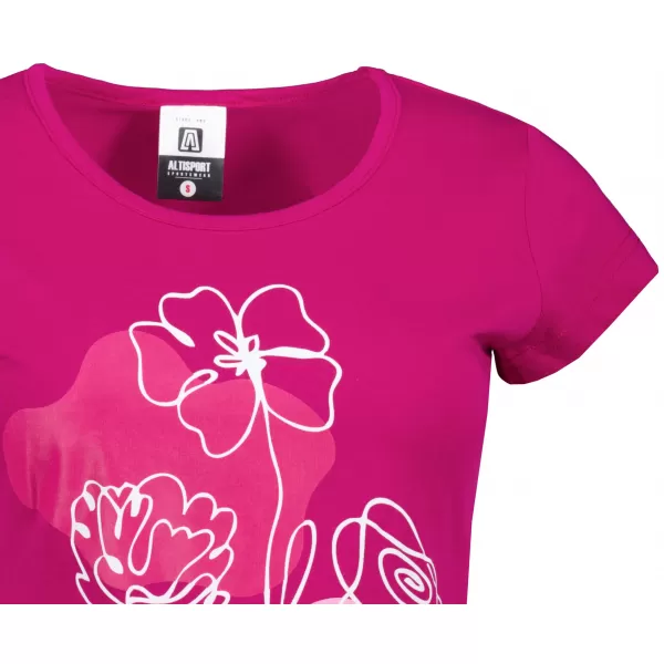  Damen-T-Shirt ALTISPORT ALW189122 FUCHSIAROT 