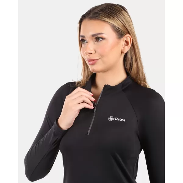  Frauen funktionales t -Shirt mit langen Ärmeln KILPI GIMI-W YL0312KI SCHWARZ 