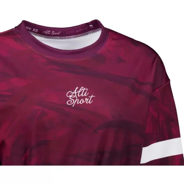  Funktionelle Sweatshirt -Premium von Frauen von Frauen ALTISPORT VOJ/ALW096MI08 BURGUND 