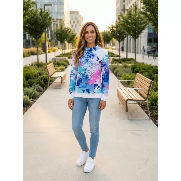  Funktionaler Sweatshirt -Prämie von Frauen ALTISPORT VOJ/ALW055MI01 LILA BLAU 