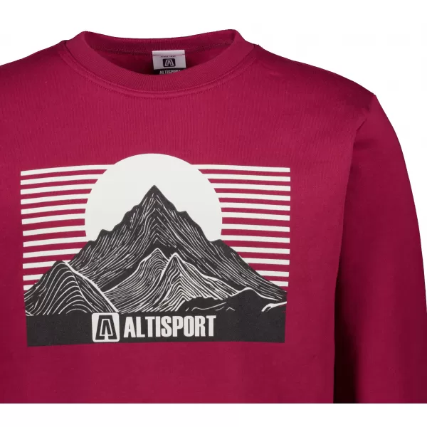  Herren -Sweatshirt ALTISPORT ALM188406 GRANAT 
