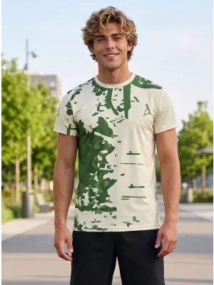 Männer funktionaler T -Shirt Premium Plus ALTISPORT VOJ/ALM057TR02 GRÜN