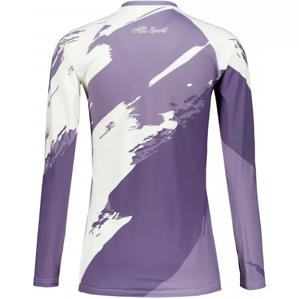  Frauen funktionales t -Shirt mit langen Ärmeln Premium ALTISPORT VOJ/ALW081TR03 LILA 