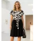 Kleid KIXMI URIA SCHWARZ/WEIß