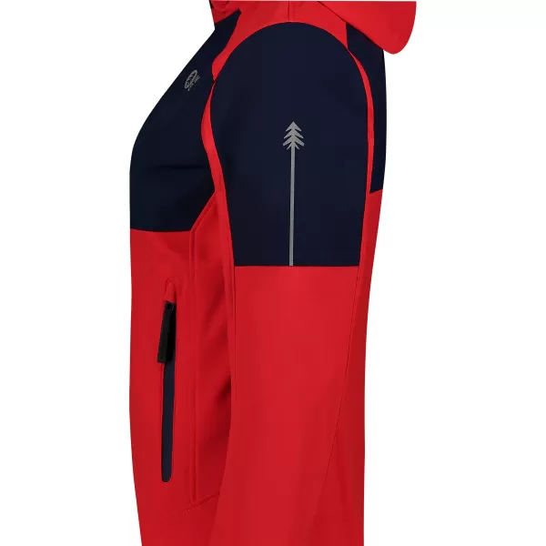  Leichte Softshelljacke für Frauen NORDBLANC ILLUSION NBSSL8190 ROT 