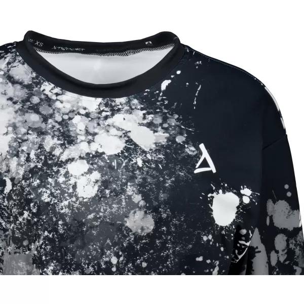  Funktionelle Sweatshirt -Premium von Frauen von Frauen ALTISPORT VOJ/ALW055MI08 SCHWARZ UND WEIß 