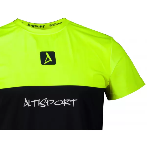  Männer funktionaler T -Shirt Premium Plus ALTISPORT VOJ/ALM051TR02 NEON-GELB 