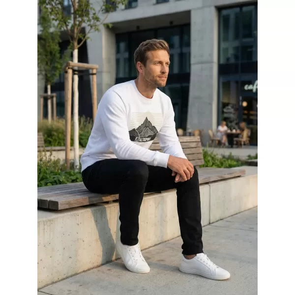 Herren -Sweatshirt ALTISPORT ALM188406 WEIß 