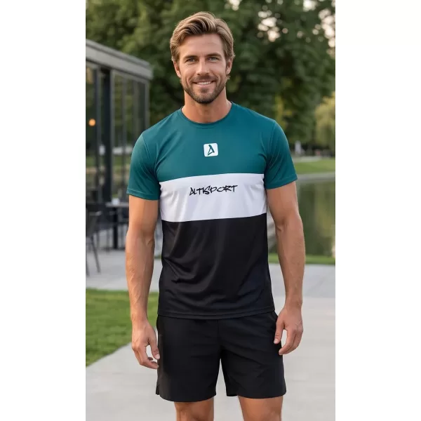  Männer funktionaler T -Shirt Premium Plus ALTISPORT VOJ/ALM051TR02 KEROSIN 