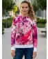 Funktionaler Sweatshirt -Prämie von Frauen ALTISPORT VOJ/ALW055MI01 ROSA