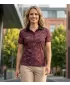 Frauenfunktional T -Shirt mit Premiumkragen ALTISPORT VOJ/ALW084TR05 BRAUN