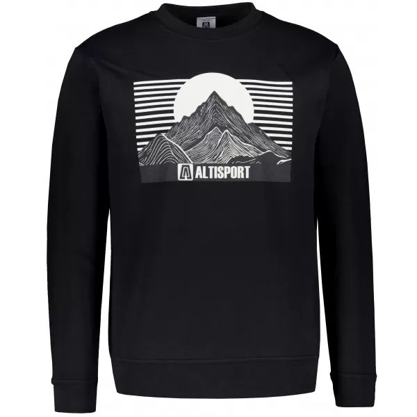  Herren -Sweatshirt ALTISPORT ALM188406 SCHWARZ 