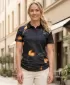 Frauenfunktional T -Shirt mit Premiumkragen ALTISPORT VOJ/ALW097TR05 GOLDBLÄTTER