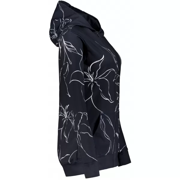  Funktionales Sweatshirt von Frauen auf Reißverschlussprämie ALTISPORT VOJ/ALW100MI02 SCHWARZ 