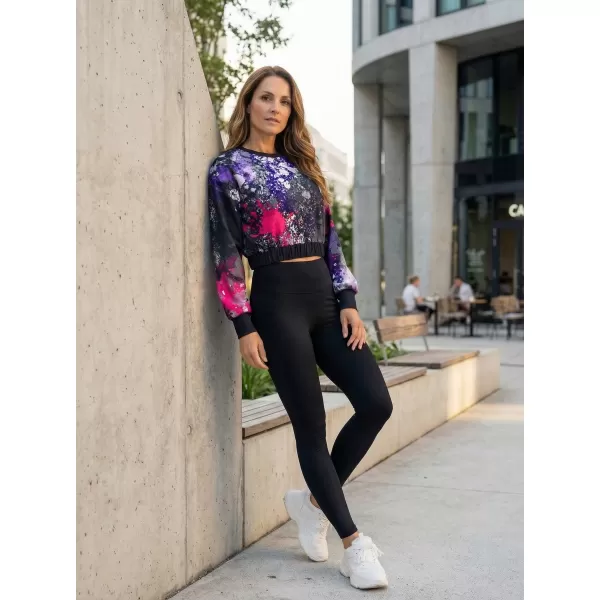  Funktionelle Sweatshirt -Premium von Frauen von Frauen ALTISPORT VOJ/ALW055MI08 SCHWARZ -PINK 