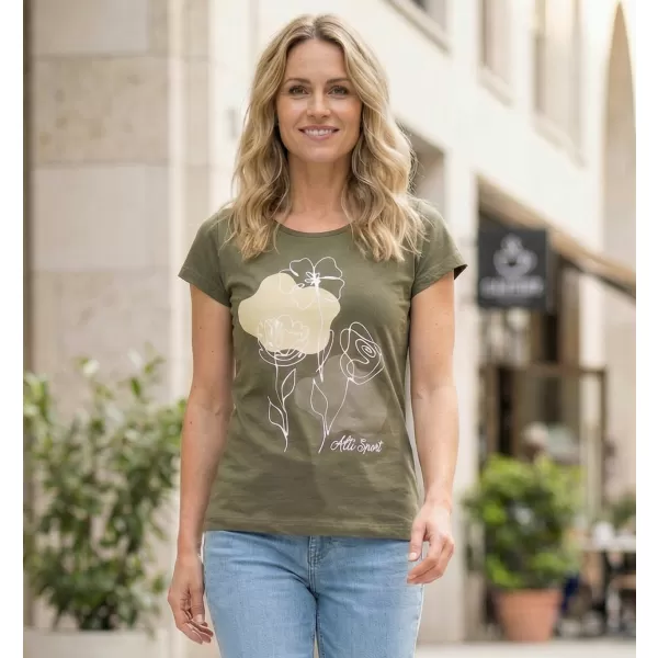  T -Shirt ALTISPORT ALW189122 KHAKI 