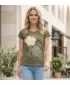 T -Shirt ALTISPORT ALW189122 KHAKI